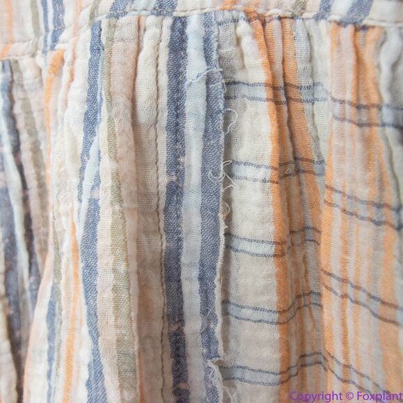 NEW Free People Moon Bay‎ Mixed Plaid Top shirt, XS - Picture 16 of 16